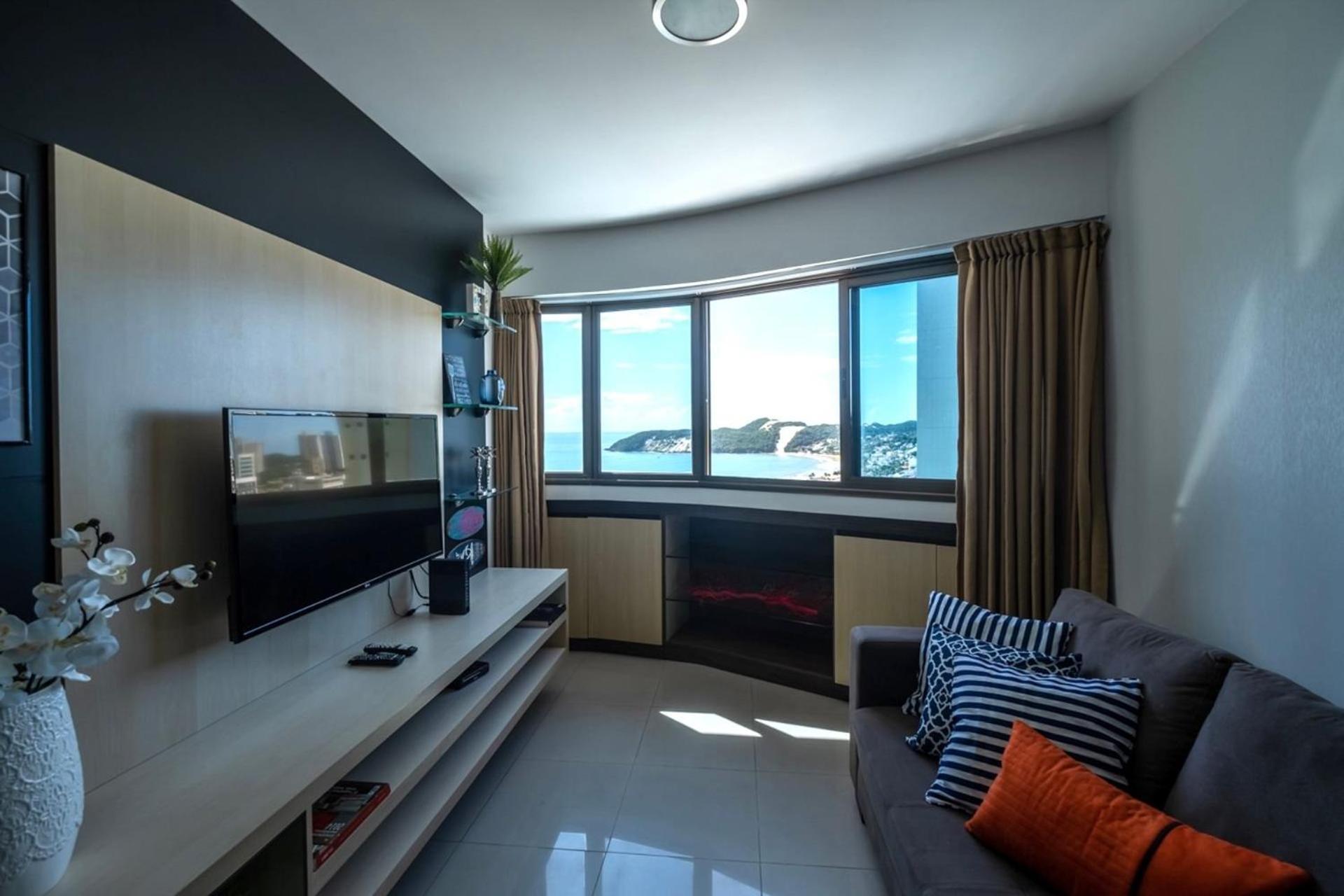 נטאל Flat Com 2 Quartos E Vista Mar Da Praia De Pontanegra-Wifi 300 Mb-Garagem-Familia-Criancas-Piscina-Pet Friendly מראה חיצוני תמונה